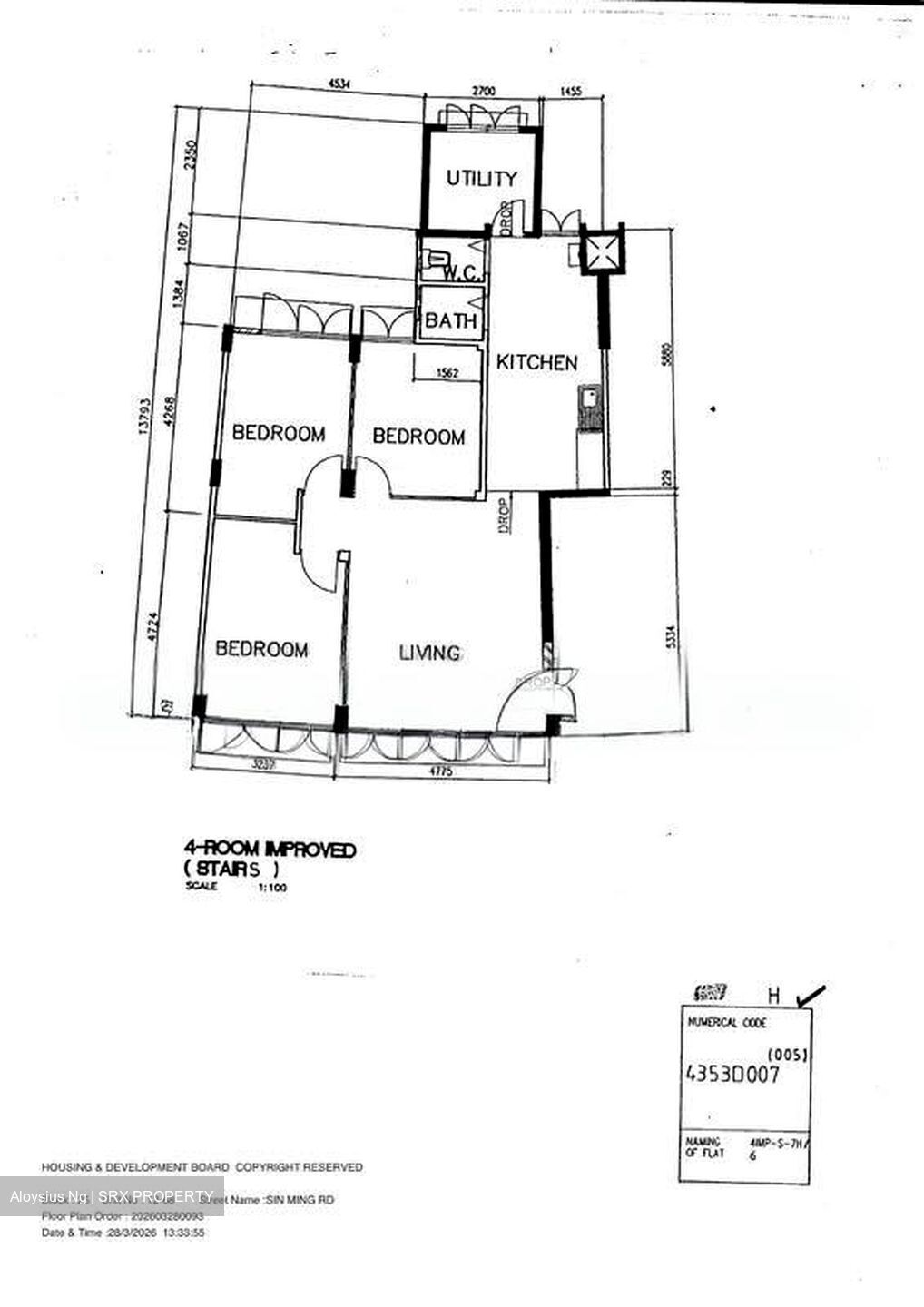Blk 25 Sin Ming Road (Bishan), HDB 4 Rooms #567638941